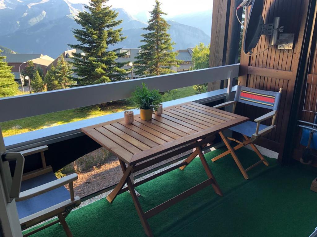 Appartement Dans Residence Du Roche Mantel -Alpes Huez Face A L'Alpexpress Zewnętrze zdjęcie